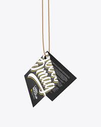 ✓ free for commercial use ✓ high quality images. Hanging Folded Label Mockup In Stationery Mockups On Yellow Images Object Mockups