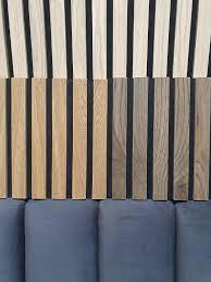 diverse kleuren houten latjes wandpanelen houten houten wanden