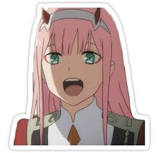 Zero Two Sticker By Animae Weird Stickers Kawaii Stickers Anime Printables