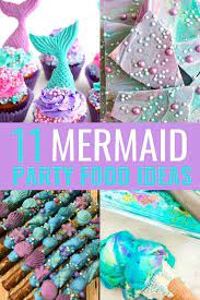 Please click through to the party to see how i brought it all together. 11 Mermaid Party Food Ideas Mommyhooding Mermaid Birthday Party Food Mermaid Party Food Mermaid Theme Birthday