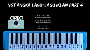 Blog not angka pianika lagu pop, dangdut, nasional, daerah, barat, dll. Not Pianika Lagu Lagu Iklan Part 4 Youtube