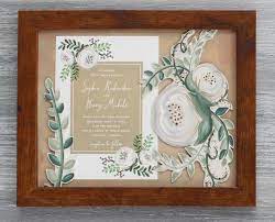 8 Cute Off Registry Gifts For The Newlyweds Wedding Keepsakes Framed Wedding Invitations Framed Wedding Invitation Keepsake