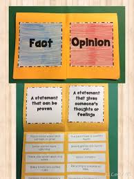 This Fact And Opinion Foldable Is So Fun Fact And Opinion 3rd Grade Reading Reading Writing