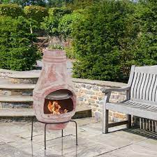 At your doorstep faster than ever. Dealsdirect Clay Chiminea With Pizza Oven 75cm Clay Fire Pit Fire Pit Pizza Fire Pit