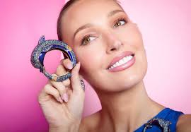 Heidi Daus Playful Porpoise Crystal & Enamel Dolphin Bracelet Large