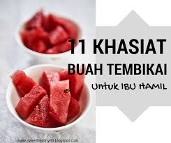 Di tengah panas hari terik, pasti lega rasanya tekak kalau dapat minum jus tembikai yang manis dan. Blog Safeni Feni 11 Khasiat Buah Tembikai Untuk Ibu Hamil