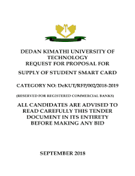 More images for dedan kimathi university » Fillable Online Pdf Dedan Kimathi University Of Technology Request For Proposal For Fax Email Print Pdffiller