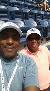 Me and my dad at US OPEN.