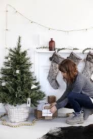 Tired of the same old traditional tree skirt you use every year? Diy Tree Skirt Alternative The Merrythought