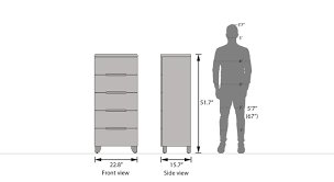 Ridiculously easy ways to create more space in your closet add a dresser if you have a lot of folded clothing to store, consider placing a dresser inside your closet and keeping all your clothes together in one place. Oslo High Gloss Tall Chest Of Five Drawers Urban Ladder