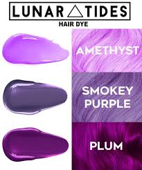 This permanent, professional quality we advise, and it is stated on the product instructions, everyone should perform a strand test before dyeing their hair, even if they have used the product. Lunar Tides Hair Dye Amethyst Smokey Purple Plum Hair Color Purple Purple Hair Smokey Purple