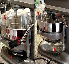 Stainless steel mixing bowl with ergonomic handle to minimize cramping. 550 Kitchenaid New 7 Quart Bowl Lift Residential Stand Mixer Review Giveaway Mom Spotted