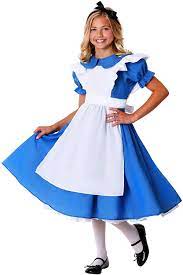 Maybe you would like to learn more about one of these? Amazon Com Child Alice In Wonderland Deluxe Costume Dress Clothing