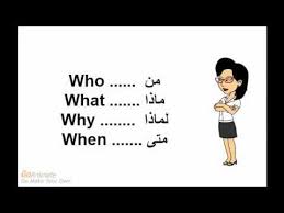 تعلم اللغة الإنجليزية أدوات الإستفهام بالإنجليزي مع الترجمة Youtube