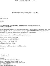 You can send your resume to several people at a company if you don't know the name of the interviewer. 201609g551 Smartphone Cover Letter Fcc Class Ii Permissive Change Request Letter Haier Telecom Qingdao
