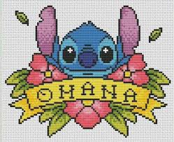 Stitch Ohana Perler Disney Cross Stitch Patterns Disney Cross Stitch Cross Stitch Patterns