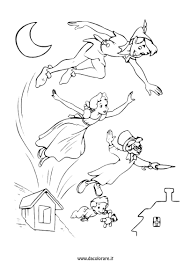 Guarda Tutti I Disegni Da Colorare Di Peter Pan Www Bambinievacanze Com Peter Pan Coloring Pages Peter Pan Silhouette Coloring Pages