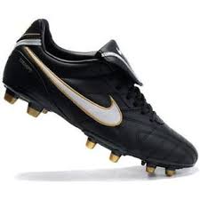 2011 New Style Nike Tiempo Legend Iii Fg Soccer Cleat In Black White Gold Football Bootsout Of Stock Botines Futbol Botines Futbol