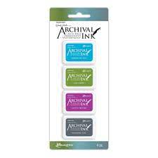 encres ranger archival ink kit 2 qte 4 la fourmi creative joyeux anniversaire mandala coloriage