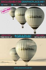 Download Air Balloons Free Psd Mockup Graphicplace Mockup Free Psd Mockup Psd Free Psd