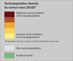 Hispanics and latinos may be of any race. Rural America