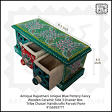 Blue Pottery triple Drawers