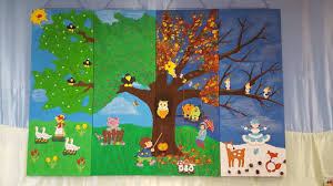 Jahresbaum Zum Thema 4 Jahreszeiten Painting Country Flags Flag