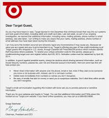 Helped my team reach our goal by positive results of your work. Target Issues Apology Letter Ste Williams