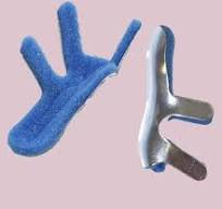Foam Padded Quicky Toad Finger Splint #415 - Small