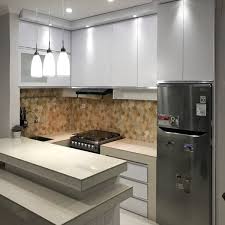 Gavin furniture melayani pembuatan kitchen set untuk berbagai daerah di indonesia seperti klien kami yang berada di taman palem cengkareng jakarta barat. Jual Kitchen Set Minimalis Lemari Dapur Hpl Di Lapak Pollard Shop Bukalapak