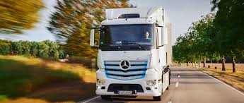 The truck is called the eactros. Mercedes Benz Eactros Heavy Duty Electric Truck