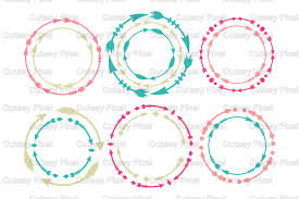 Download Arrow Monogram Frames Svg Cutting File Arrow Designs Svg Dxf Cricut Design Space Silhouette Studio Digital Cut Files By Cutesy Pixel Thehungryjpeg Com