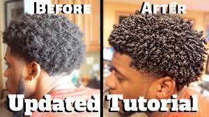 Men S Curly Hair Tutorial Pt 2 Define Curls Natural Hair Youtube