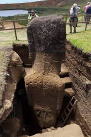 Easter island (rapa nui in polynesian) is a chilean island in the southern pacific ocean famous for it's stone head statues called moai. Apparently Easter Island S Heads Have Bodies Artnet News