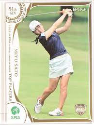 Miyu Sato (94 Gen) - 2022 JLPGA Women's Professional Golf Trading Card  | eBay