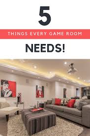5 Things That Every Game Room Needs Gameroom Decor Staging Stagingideas Interiordesign Game Room Rec Room Room