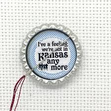 Wizard Of Oz Needle Minder For Cross Stitch Kansas Magnet Crafter Gift Needle Minders Needle Holder