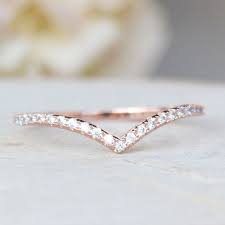 Thin 13mm V Chevron Ring Rose Gold Promise Ring Etsy Wedding Rings Rose Gold Chevron Ring Simple Engagement Rings