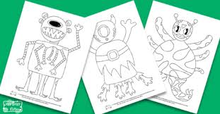 Coloring is a great activity for little monsters! Monsters Halloween Coloring Pages For Kids Itsybitsyfun Com