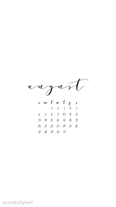 Black And White Calendar 2020 August Black And White Script Modern Simple August Calendar 2017 Wallpaper You Can Download Black And White Wallpaper Iphone Desktop Wallpaper Black Mobile Wallpaper