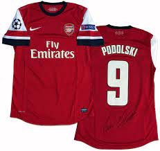 Pride by sporting a new lukas podolski jersey! Lot Detail Lukas Podolski Match Worn Arsenal Home Jersey Signed From The 2012 Uefa Champions League Match Where Podolski Scored To Win