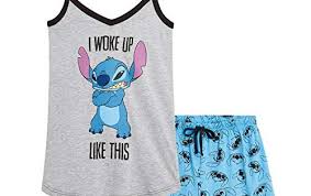 Disney Pyjama Femmes Lilo Et Stitch Ensemble Pijamas Court Femme Avec Short Et Debardeur En Coton Idee Cadeau Original Anniversaire Adulte Ou Fille Ado Combinaison Pyjashort Ete Ensembles De Pyjama Vetements Agri Khoramdareh Ir