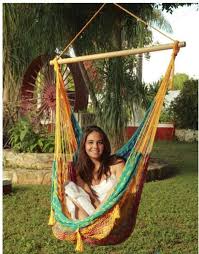 Our product is handmade, cheap, has great quality and we also offer second day free shipping to our customers. Sunnydaze Mayan Chair Hammock Wood Bar Extra Large