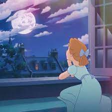 i want you to look at me like how wendy is looking at the moon be my peter pan to my shadow ピーターパン