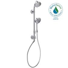 Kohler Awaken 3 Spray Wall Bar Shower Kit In Vibrant Brushed Nickel Valve Not Included K 76471 Bn The Home Depot Shower Kits Wall Bar Shower Systems