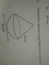 V = volume kerucut 1 + volume tabung + volume kerucut 2. Volume Bangun Tersebut Adalah P 3 14 Brainly Co Id