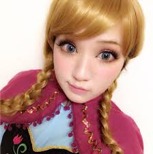 アナと雪の女王 アナメイク アナと雪の女王 メイク 詐欺メイク