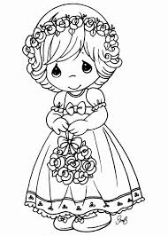 Flower Girl Coloring Books Elegant Desenho De Momentos Preciosos Primeira Unhao Para In 2020 Precious Moments Coloring Pages Coloring Books Free Coloring Pages
