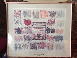 Navajo Dye Chart By Ella Meyers For Sale In Portland Or