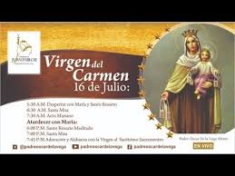 Una noticia convertida en viral. 16 De Julio Jueves Fiesta Virgen Del Carmen Acto Mariano Santa Misa Y Santo Rosario Youtube Del Carmen Rosario Santos